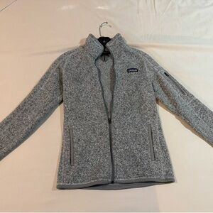 Patagonia Heather Gray Full-Zip Jacket